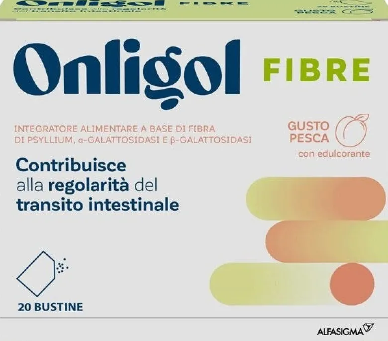 Onligol fibre gusto pesca 20 bustine