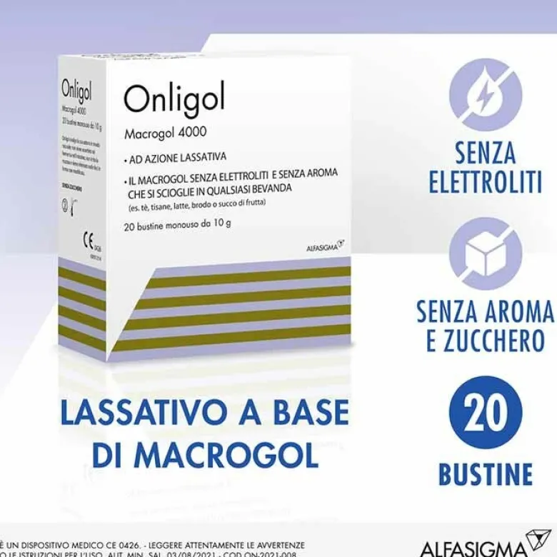 Onligol Lassativo 20 bustine da 10 g