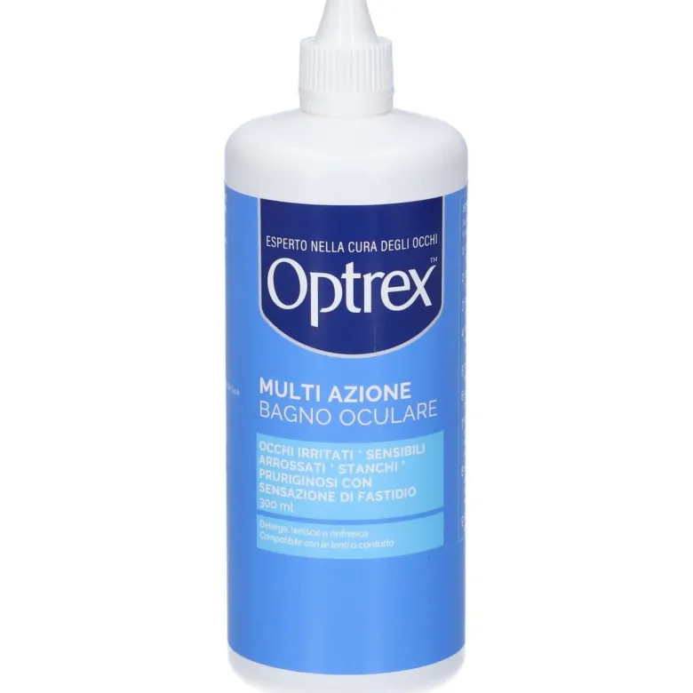Optrex Multi Azione Bagno Oculare Occhi Stanchi Arrossati e Irritati 300 ml