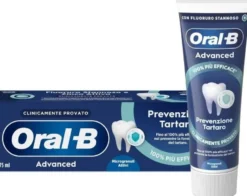 Oralb advanced prevenzione tartaro microgranuli attivi 75 ml