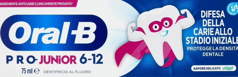 Oralb dentifricio junior 6-12 anni 75 ml