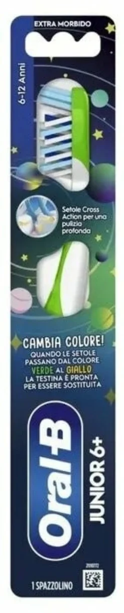 Oralb junior 6+ spazzolino 6-12 anni