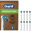 Oralb power refill eb50r crossaction 8 pezzi