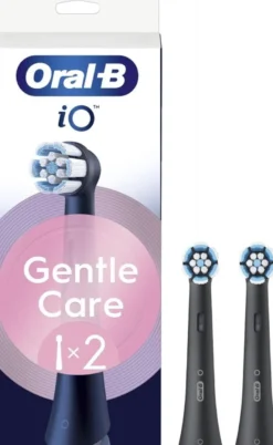 Oralb power refill io gentle clean black 2 pezzi