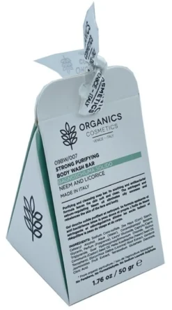 Organics cosmetics strong purifying body wash bar 50 g