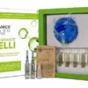 Organics pharm kit riequilibrante capelli lozione 6 fiale + shampoo 150ml + spazzola