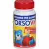 Orsovit vitamina bambini caramelle gommose senza glutine 60 pezzi