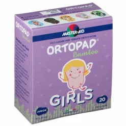 Ortopad Bamboo Junior Cotton Girls Occlusore Terapie Ortottiche 20 Pezzi