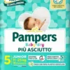 Pampers baby dry pannolino downcount junior 16 pezzi