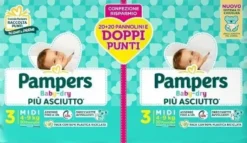 Pampers baby dry pannolino duo downcount midi 40 pezzi