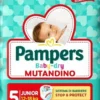 Pampers baby dry pannolino mutandina junior small pack 12-18kg 13 pezzi