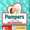 Pampers baby dry pannolino mutandina extra large small pack 13 pezzi