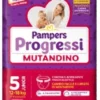 Pampers progressi mutandina junior 17 pezzi