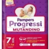 Pampers progressi mutandino taglia 7 extra extra large (17+ kg) 15 pezzi