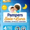 Pampers Sole e Luna Pannolini Taglia 4 Maxi (7-18 kg) 17 Pezzi