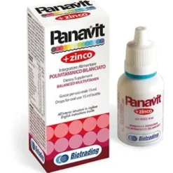 Panavit Gocce + Zinco Integratore Polivitaminico 15 ml