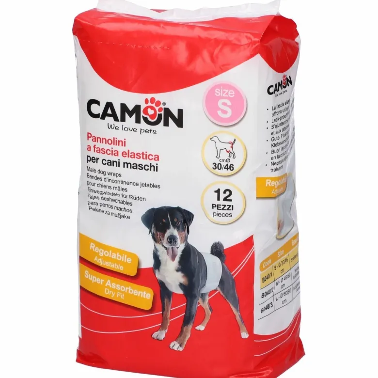 Pannolini a fascia cani maschi misura 1 12 pezzi