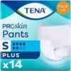 Pannolone per incontinenza tena pants plus small 14 pezzi
