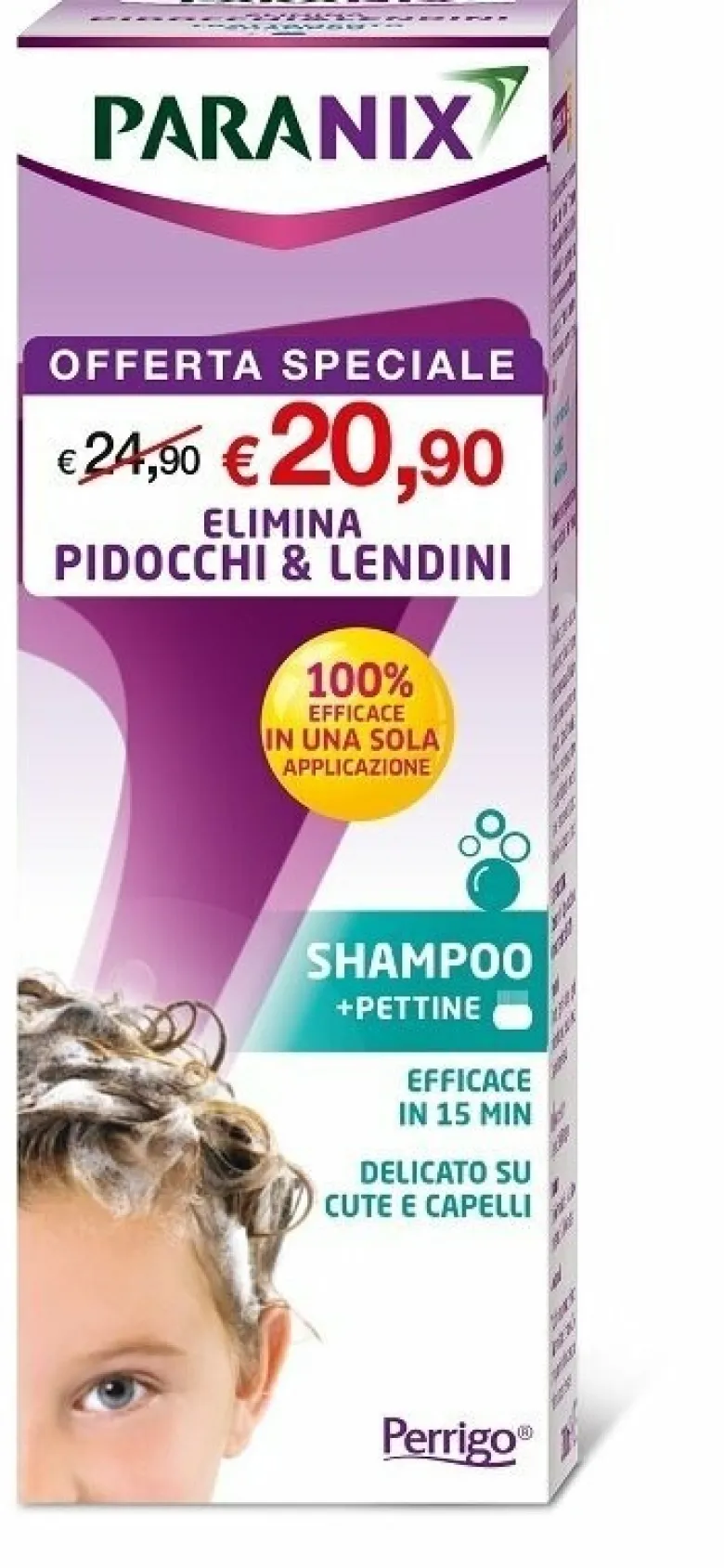 Paranix shampoo trattamento taglio prezzo 200 ml