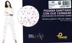Pavis wellness 993 pigiama donna doppia cerniera rosa s