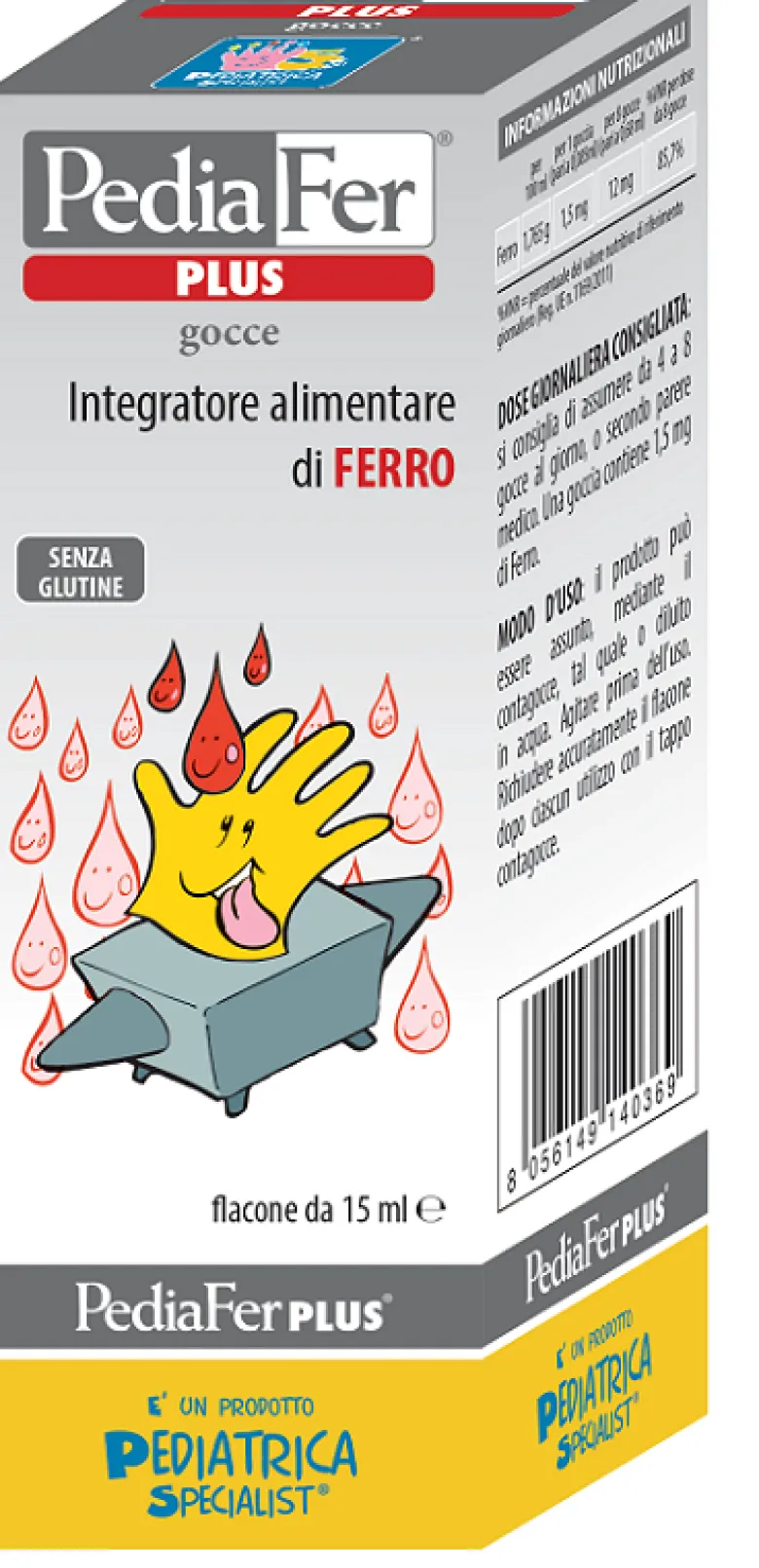 Pediafer plus gocce 15 ml