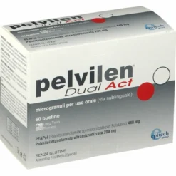 Pelvilen Dual Act Integratore Antinfiammatorio Area Pelvica 60 Bustine