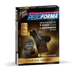 Pesoforma Dark Double Barrette Sostitutive Pasto 12 Pezzi