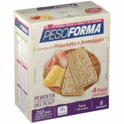 Pesoforma Sandwiches Prosciutto E Formaggio 8 Pezzi