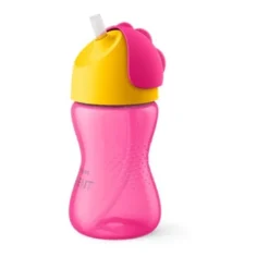 Philips tazza colorata con cannuccia femmina 300 ml