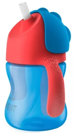 Philips tazza colorata con cannuccia maschio 200 ml