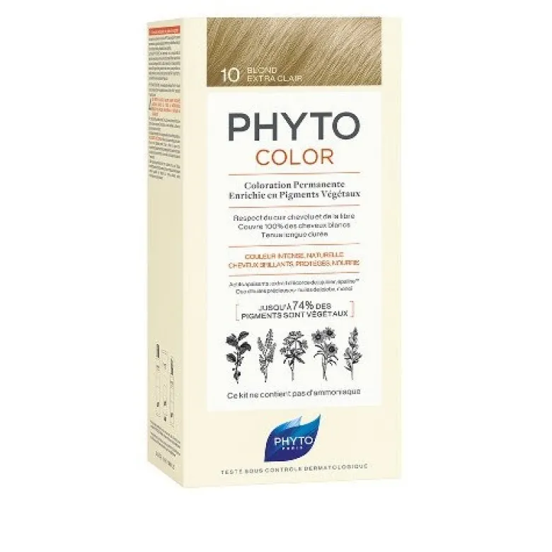 Phytocolor 10 Biondo Chiarissimo Extra Kit Colore Permanente