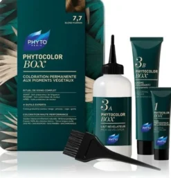 Phyto color box 7,7 biondo scuro tabacco