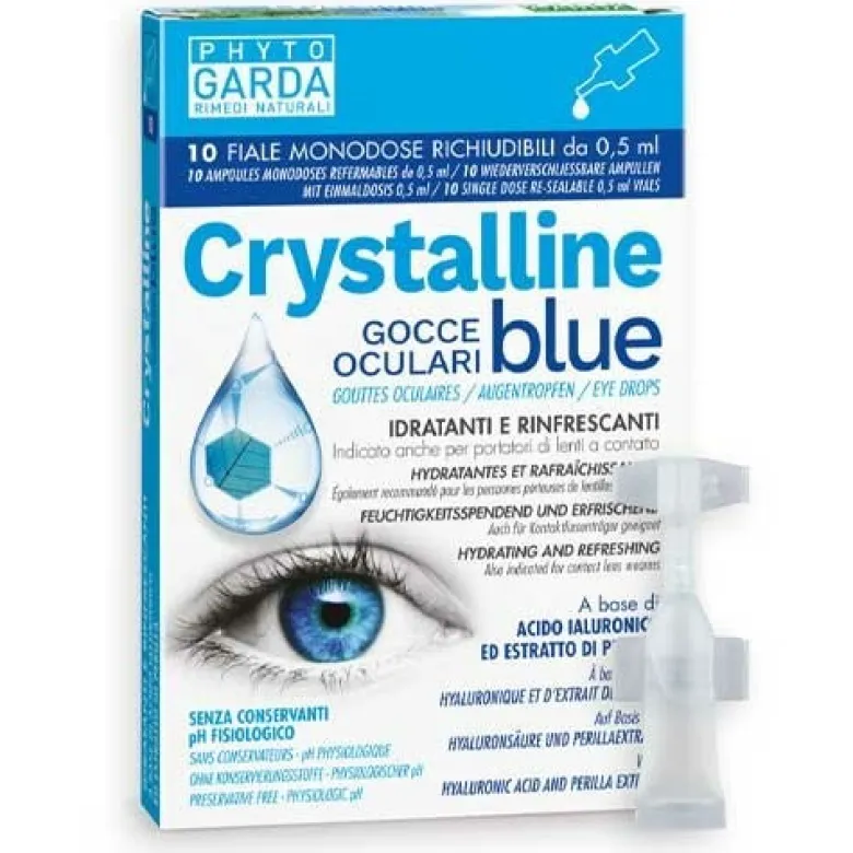 Phyto Garda Crystalline Blue Gocce Oculari Monodose 10 Fiale