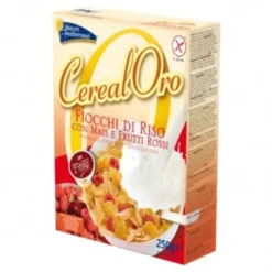 Piaceri mediterranei cerealoro fiocchi di riso con mais e frutti rossi 250 g