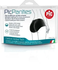 Picpanties slip lavabile per perdite urinarie donna livello 1 nero taglia l