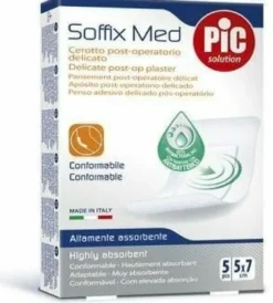 Pic Soffix Med Cerotto Antibatterico TNT 7 x 5 cm 5 pezzi