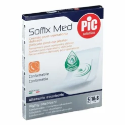 Pic Soffix Med Cerotto Post Operatorio Delicato 10x8 cm 5 Pezzi