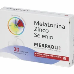 Pierpaoli Melatonina Zinco Selenio Integratore Sonno 30 Compresse