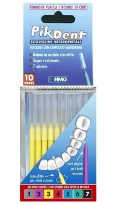 Pikdent stuzzicolino 3 gi 10 pezzi