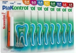 Plakkontrol minigrip scovolino 1,2 mm 10 pezzi