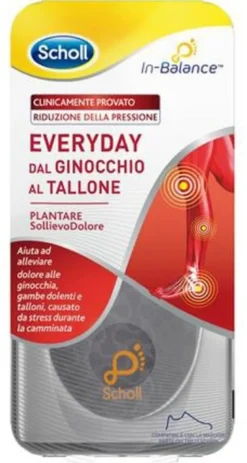 Plantare sollievo dolore da ginocchio a tallone scholl in balance everyday s
