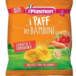 Plasmon dry snack paff carota pomodoro 15 g