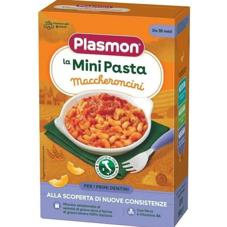 Plasmon la mini pasta maccheroncini 300g 10 mesi+