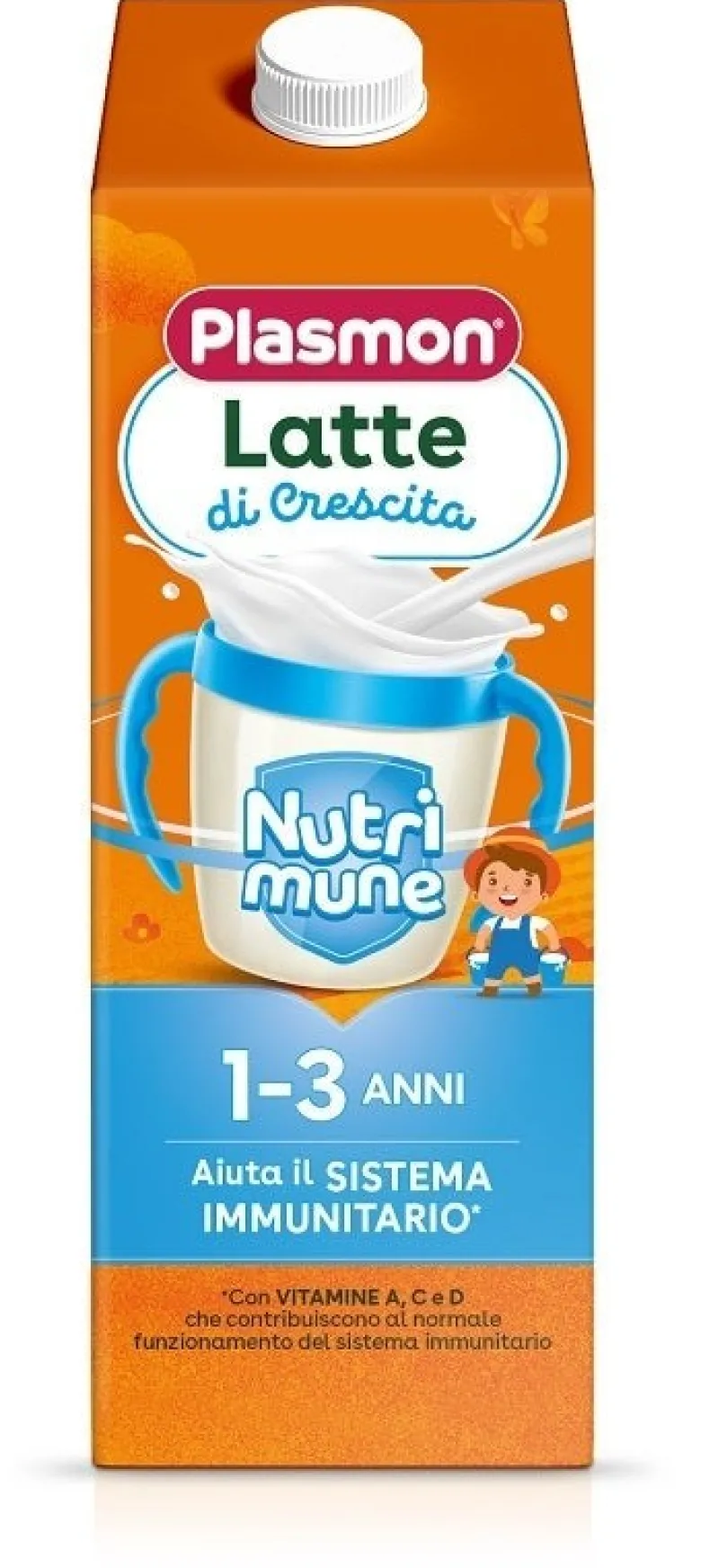 Plasmon latte di crescita nutrimune 1-3 anni 1 litro