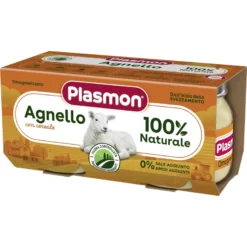 Plasmon omogeneizzato agnello 80 g x 2 pezzi