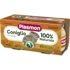 Plasmon omogeneizzato coniglio 80 g x 2 pezzi