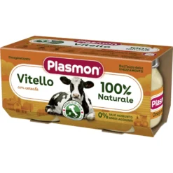 Plasmon omogenizzato vitello 2 pezzi da 80g