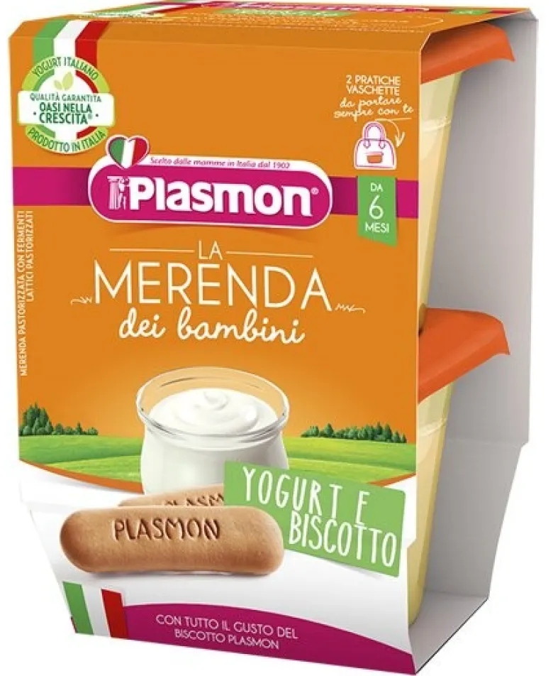 Plasmon yogurt biscotti as 2 x 120 g