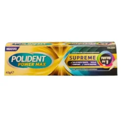 Polident Power Max Supreme Crema Adesiva Per Protesi 40g