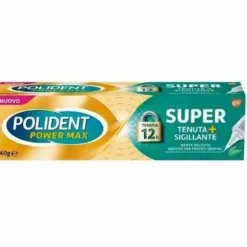 Polident Super Tenuta + Sigillante Menta Delicata Adesivo Protesi Dentarie
